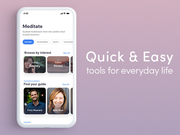 Mindfulness.com Plus Plan: Lifetime Subscription