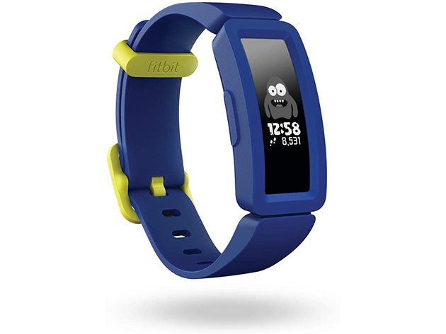 Fitbit FB414BKBU Ace 2 Activity Tracker for Kids, Count-Night Sky + Neon Yellow (Refurbished)