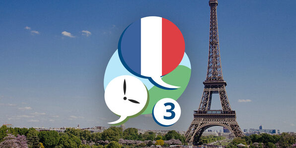 3 Minute French - Course 3: Language Lessons for Beginners - Product Image