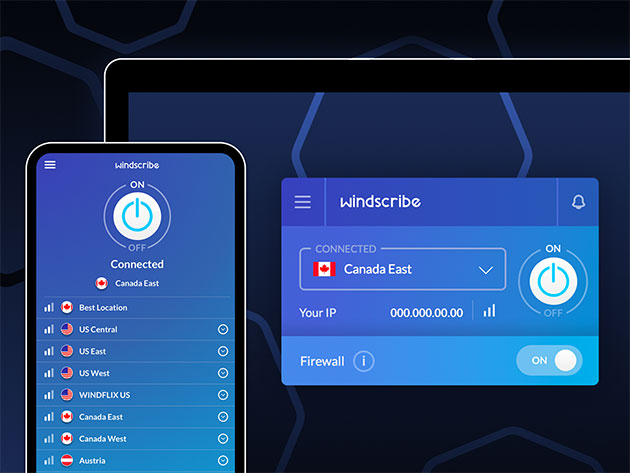 Windscribe VPN: Lifetime Pro Subscription