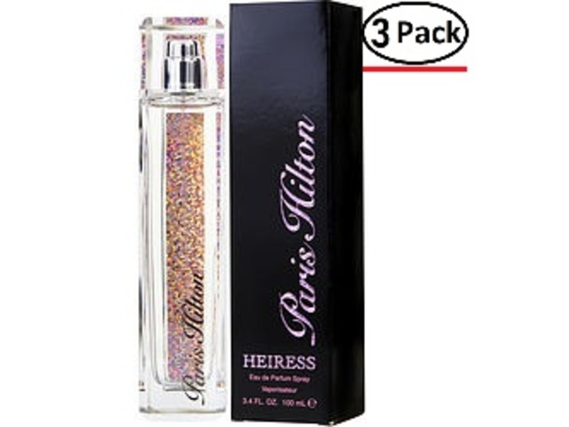 Heiress Paris Hilton By Paris Hilton Eau De Parfum Spray 3.4 Oz For Women (Package Of 3)
