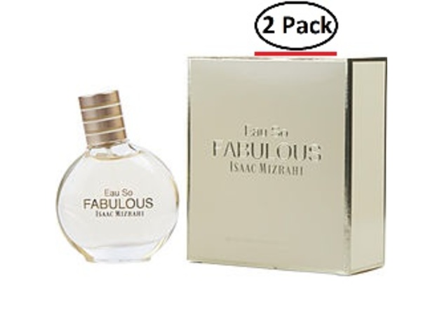 ISAAC MIZRAHI EAU SO FABULOUS by Isaac Mizrahi EDT SPRAY 1 OZ for WOMEN ---(Package Of 2)
