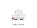 Dual USB-C Car Charger White