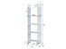 Costway Set of 2 Bookcase Storage 5-Tier Open Shelf Display Room Divider - White