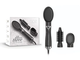 Noir Breezy Three 3-in-1 Hair Brush
