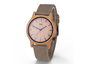 Webbed Brolly Wooden Wrist Watch (Khaki)