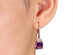 2.50CT Genuine Round Amethyst Gemstone Drop Earrings