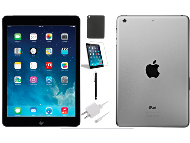 Apple iPad Pro 9.7" (2016) 256GB WiFi & Cellular Space Gray (Refurbished) & Accessories Bundle