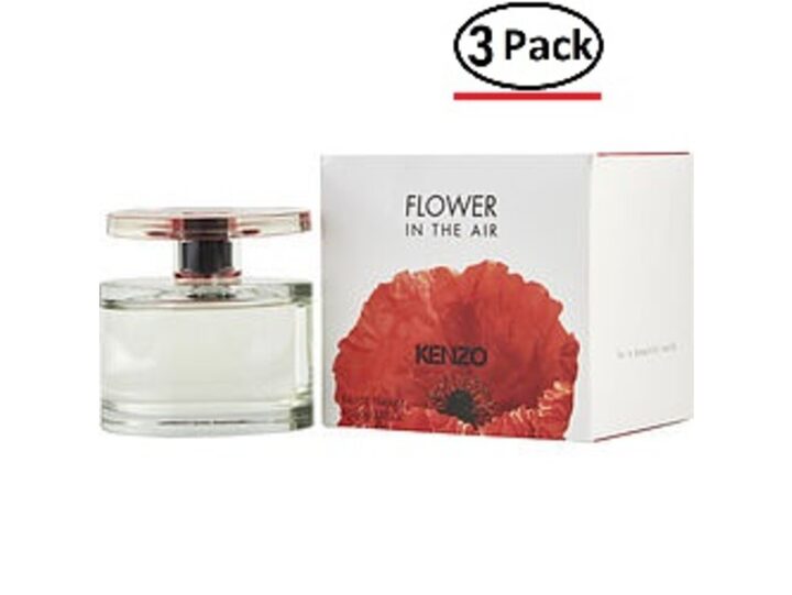 Kenzo Flower In The Air By Kenzo Eau De Parfum Spray 3.4 Oz For Women Package Of 3