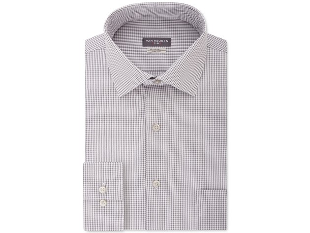  Van Heusen Men's Dress Shirt Slim Fit Flex Collar