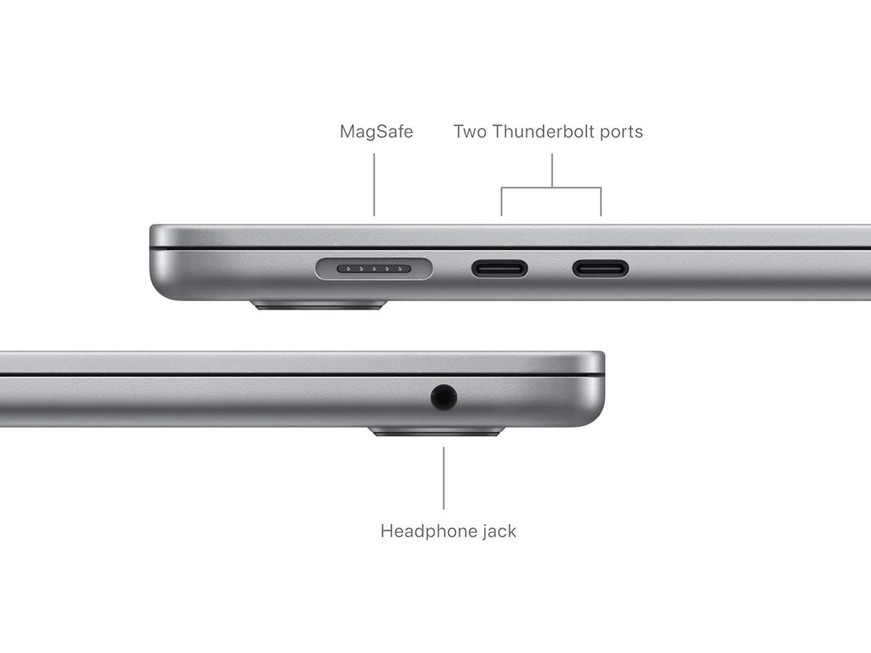 Apple MacBook Air (2024) 13" M3 8CPU 8GPU 8GB RAM 256GB SSD Gray (Refurbished)