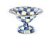 MacKenzie-Childs Royal Check Enamel Compote - Small