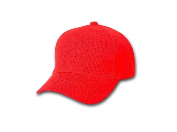 womens red baseball cap