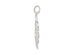 Sterling Silver Polished Mother and Baby Pendant Necklace with Chain
