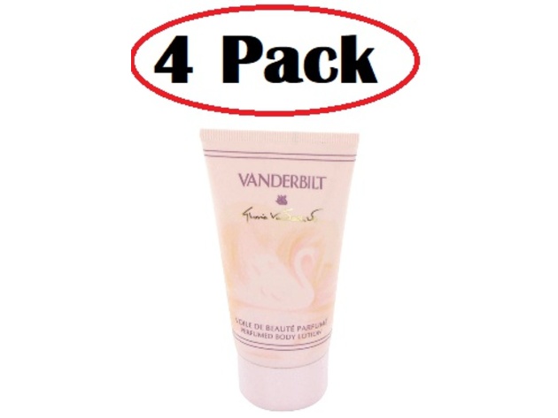 4 Pack of VANDERBILT by Gloria Vanderbilt Body Lotion 5 oz