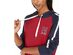 Tommy Hilfiger Women's Sport Colorblocked Logo Hoodie Red Size Extra Large