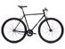 4130 - Matte Black / Mirror (Fixed Gear / Single-Speed) Bike - 49 cm (Riders 5'5"-5'8") / Wide Riser Bars