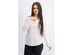 Hippie Rose Juniors' Henley Top White Size Extra Small