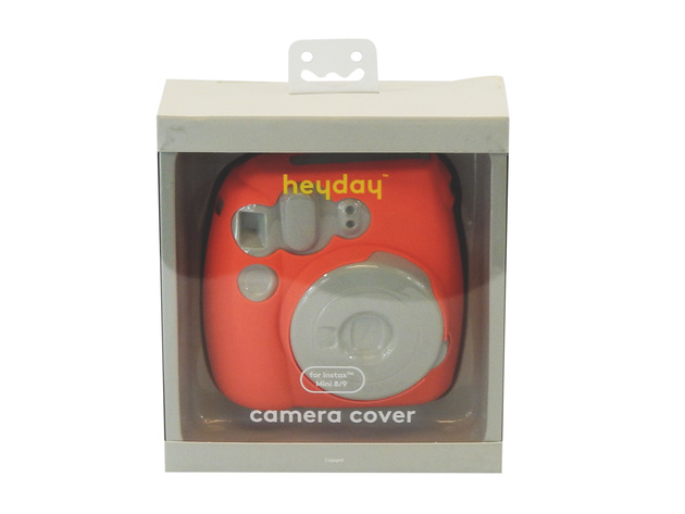Heyday Silicone Camera Cover for Instax Mini 8/9, Peach (New Open Box)