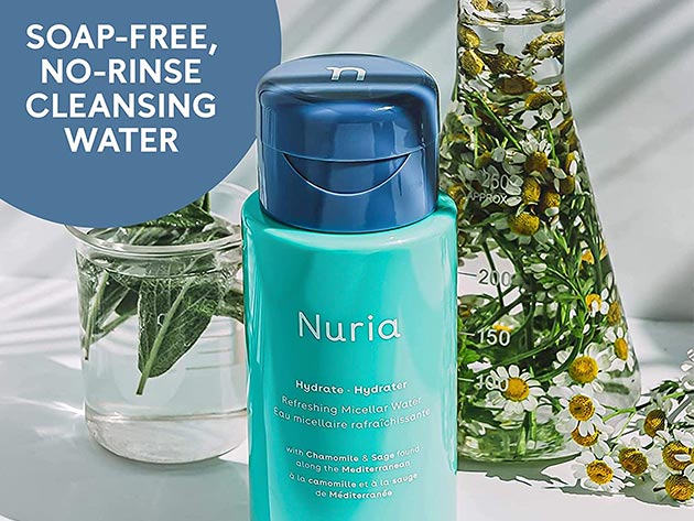 Nuria Hydrate: Refreshing Micellar Water with Chamomile & Sage (80ml)