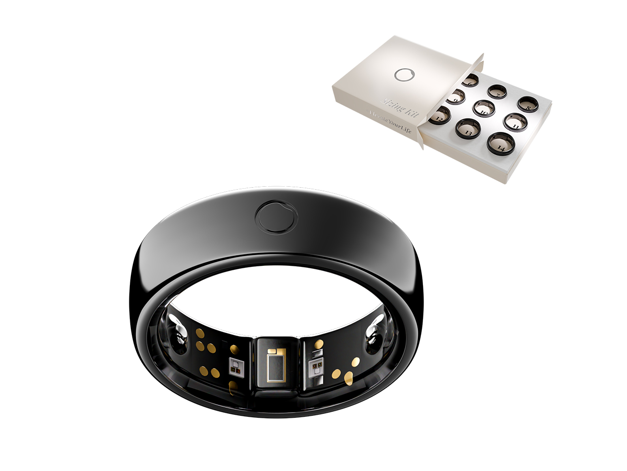 Circular Ring 2 - Medical-Grade Smart Ring (Obsidian Black/Size 6)