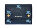 Burberry Knight's Equestrian Regency Blue Leather Wallet Handbag 8007755 (Store-Display Model)