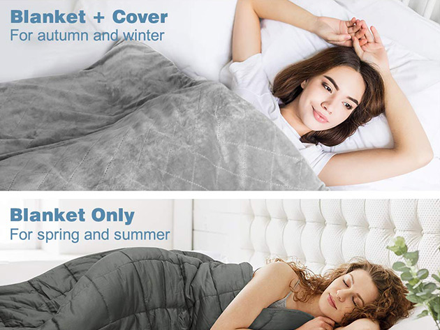 Save Over 30% on a Weighted Blanket That's Great for Summer Too | The