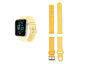 Advanced Smartwatch With Three Bands And Wellness + Activity Tracker - yellow