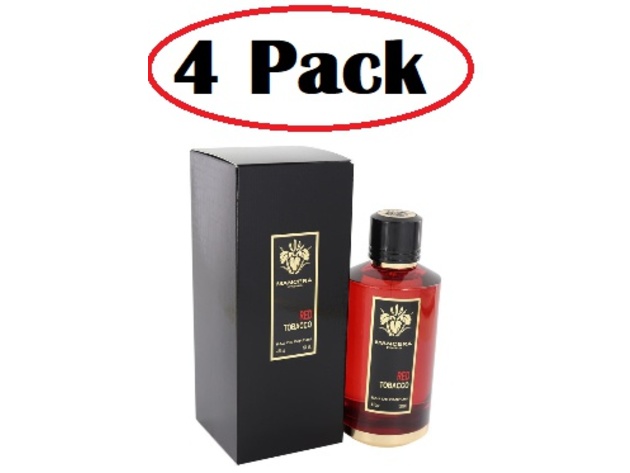4 Pack Of Mancera Red Tobacco By Mancera Eau De Parfum Spray Unisex 4 Oz Stacksocial