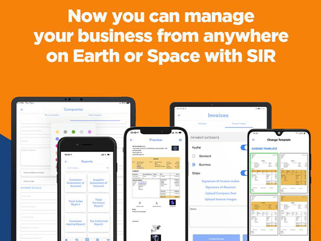 SIR: Simple Invoice, Receipt & Inventory Manager (Lifetime Subscription)