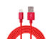 JunoPower Kaebo Braided Anti-Tear Charging Cable: 3-Pack (Red)