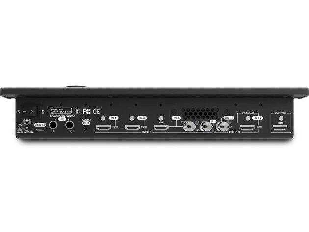 Lumantek ez-Pro VS4 4 Channels 4x1 Multiview Seamless Switcher for 3G-SDI & HDMI (Like New, Open Retail Box)