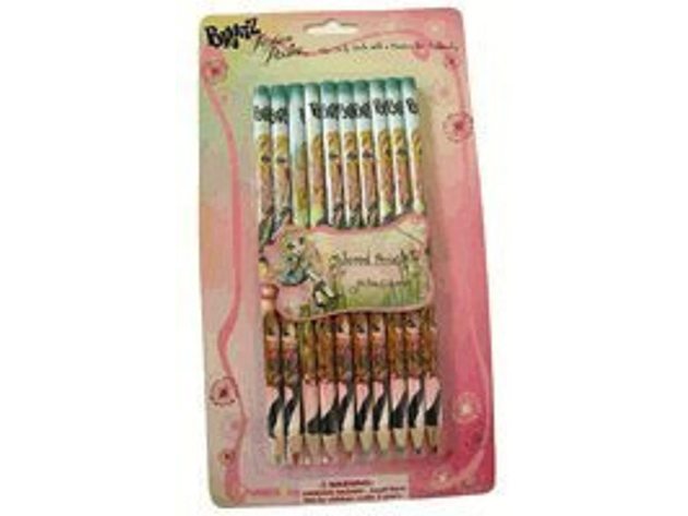 Lovely Bratz Fashion Pixiez Stationery supplies - 10/pk Bratz color pencils