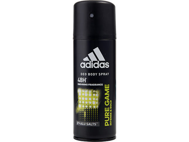 ADIDAS PURE GAME by Adidas DEODORANT BODY SPRAY 5 OZ (DEVELOPED WITH ATHLETES) for MEN ---(Package Of 5)