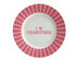 Cake Boss Serveware 4-Piece Porcelain Dessert Plate Set Patterns and Quotes - Multi colored