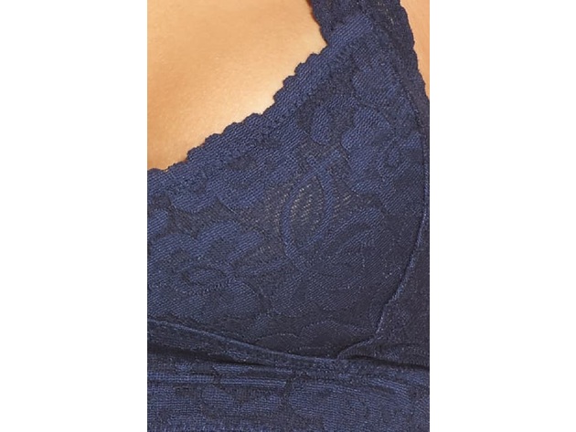Free People Women's Galloon Racerback Bralette Navy Size Extra Small