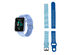 Advanced Smartwatch with 3 Bands & Wellness and Activity Tracker (Blue)