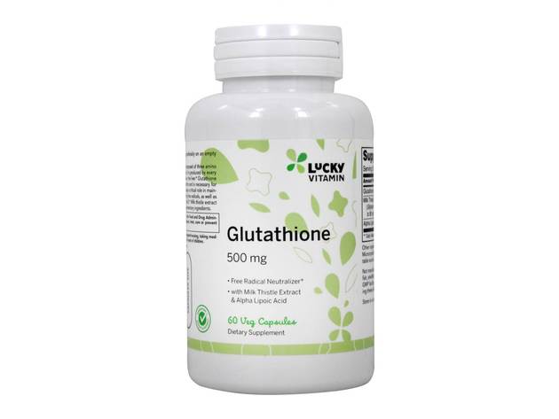 LuckyVitamin - Glutathione Free Radical Neutralizer 500 mg. - 60 Veg Capsules