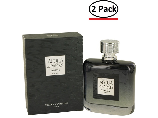 Acqua Di Parisis Venezia by Reyane Tradition Eau De Toilette Spray 3.3 oz for Men (Package of 2)