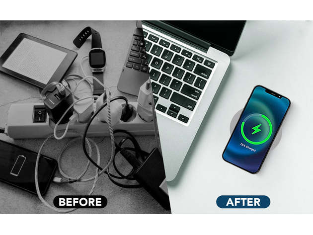 10W Under Desk & Furniture Invisible Wireless Charger For iPhone