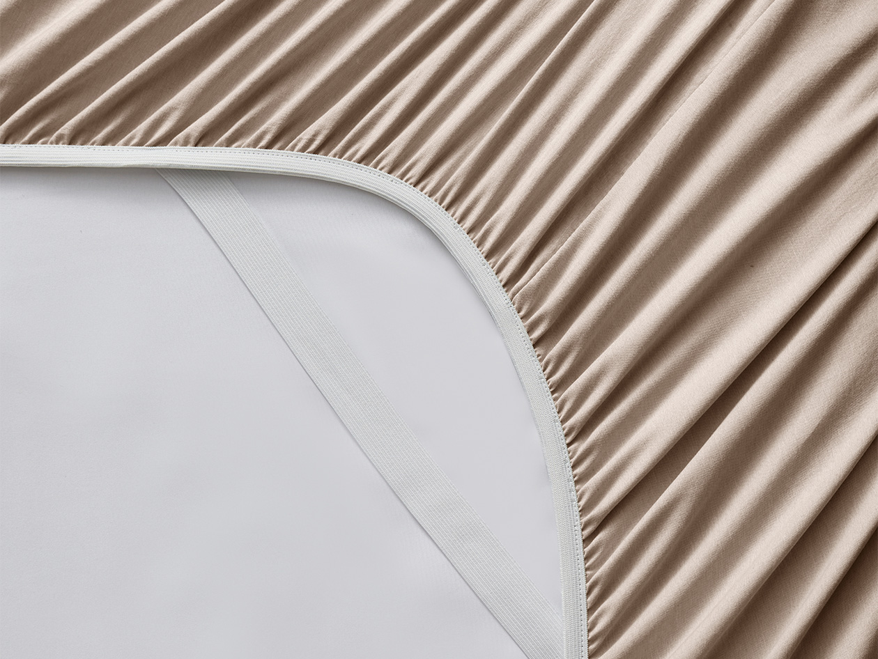 Bamboo Blend Chambray Sheet Set (Oatmeal/King)