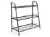 Costway 3-tier Metal Plant Stand Shelf Flower Pot Holder Display Rack Shoe Organizer - Black